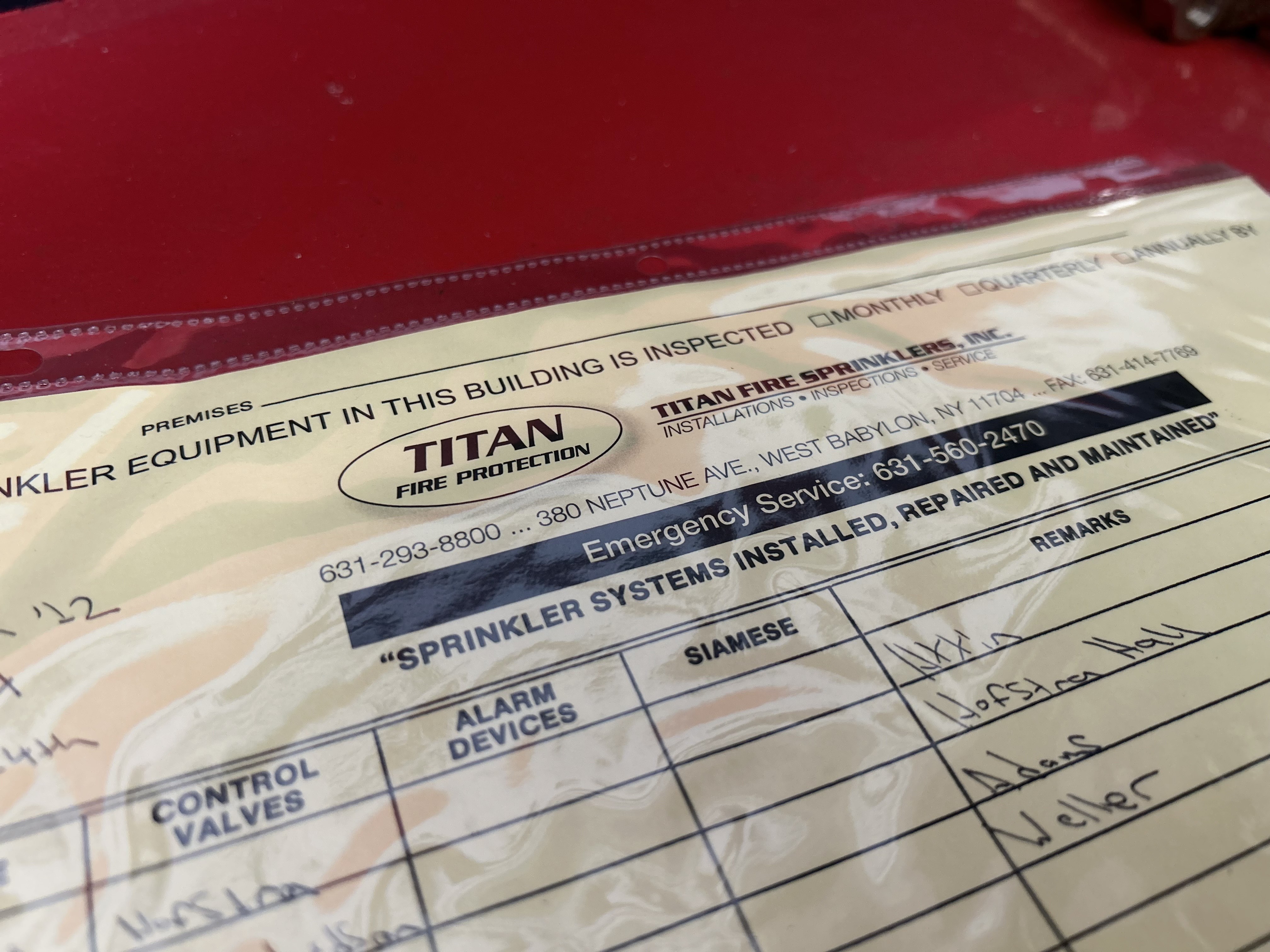 Fire Safety Inspections